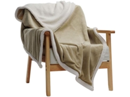 Manta de Flanela Grossa e Pesada Macia Confortável Quente Aconchegante para Cama Sofá Outono Inverno 150x100 C
