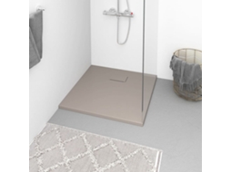 Vidaxl Base De Chuveiro Smc 90x90 Cm Castanho