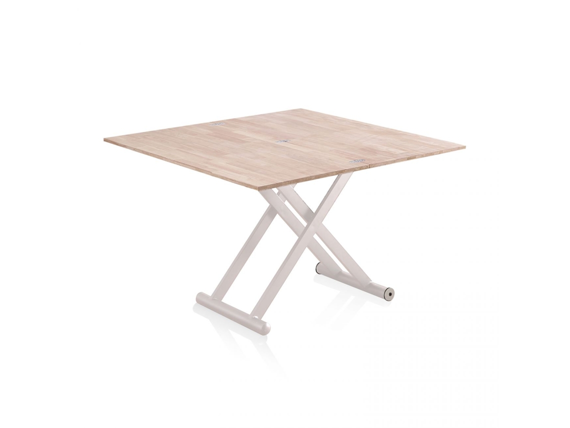 Mesa de centro extensível Katia Carvalho - Branco 114 x 76 x 110 cm