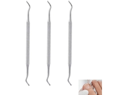 Nagelgraafmachine Professioneel - Dubbelzijdige Nagellifter - Roestvrij Staal - Instrument Voor Pedicure - Nauwkeurige Verzorging - Veilige Behandelin