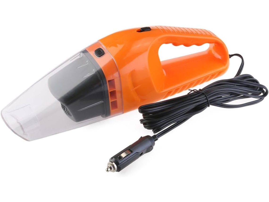Aspirador De Pó Portátil Para Carro, Acessório Prático Em Plástico E Metal, 12v 120w, Filtro Lavável E Filtragem Em