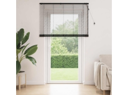 Vidaxl Cortina Veneziana Preto 155 X 250 Cm 35 Mm
