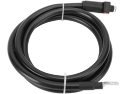 Cabo de Alimentação Externa Negativo de 4 Awg, Silicone Extra Macio, Plugue Reto SFUSHOS