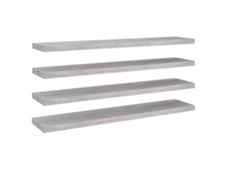 Wall Shelf, Wall Shelves Vidaxl Cinzeto Mdf (120 X 23.5 X 3.8 Cm)