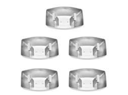 Laxiscreed Pack Com 5 Copos Ajustáveis De Aço Inoxidável Para Óleo De Exaustor