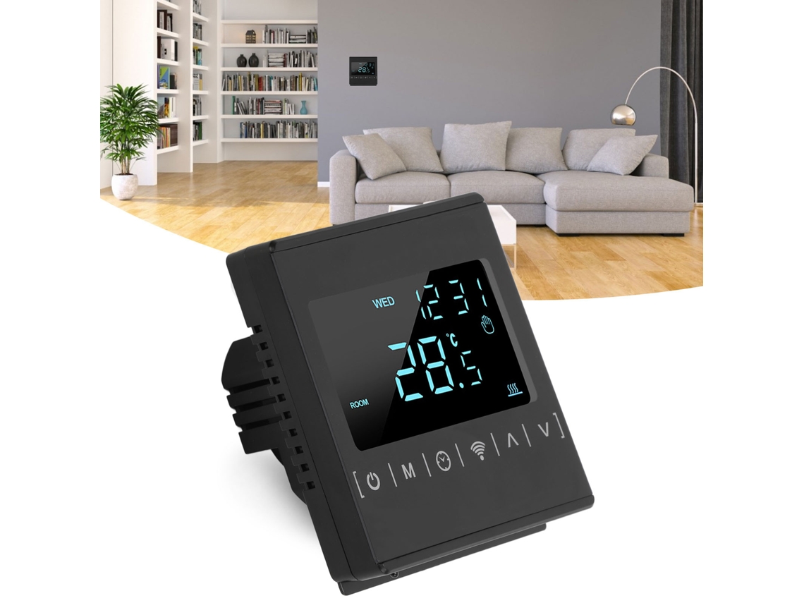 Termostato Bluetooth Wi Fi Mh1823 Lcd Inteligente Com Aplicativo De Controle De Voz E Controlador De Temperatura Ca 85 V 250 V Slowmoose