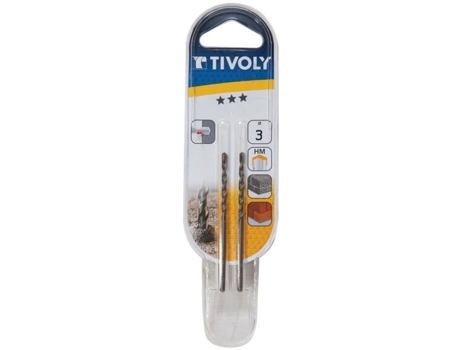 Broca Tivoly Pro Diâmetro 5mm Inserto De Metal Duro Soldado