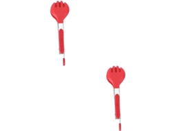 Pinças Para Alimentos Magiclulu, Resistentes Ao Calor, De Silicone E Aço Inoxidável, Antiderrapantes, Para Churrasco E