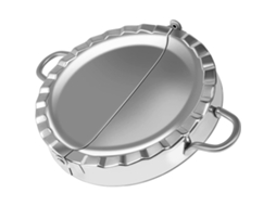 Máquina De Empanadas Grande, 15 Cm, Em Aço Inoxidável, Para Pastéis E Tortas De Bolso