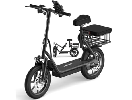 Bicicleta Elétrica Ladped Lpbs Black Motor 500w, Bateria 48v, Velocidade Máxima 21 Mph, Alcance 21 28 Milhas