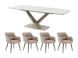 Conjunto Mesa E Cadeiras Malata