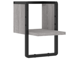 Prateleira de Parede com Barra 20x25x30 cm Cinzento Sonoma MAISON EXCLUSIVE