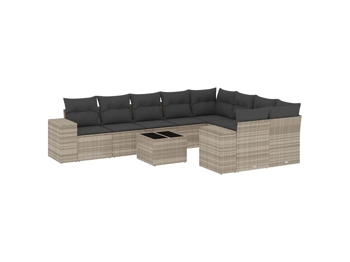 Garden Sofa Set, Garden Sofa Sets Vidaxl Cinzeto Rattan / Vime (n/a)