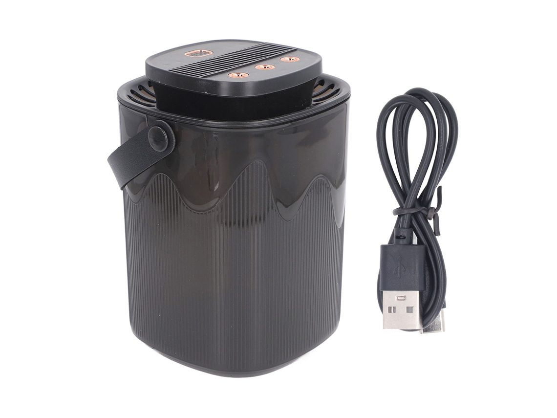 Umidificador Laxiscreed Com Neblina De Alta Umidade, Luz Ambiente Silenciosa, 3l, Plug-in Usb Para Casa, Cinza Preto