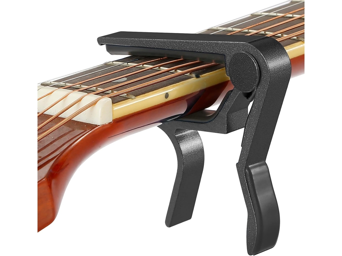 Lurelia Capotraste Troca Rápida Liga De Zinco Para Guitarra, Baixo, Ukulele E Banjo, Rosa, Profissional