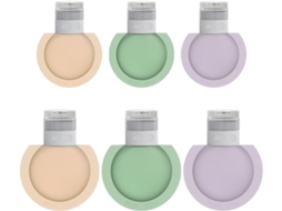 Garrafas Portáteis de Boca Larga para Viagem, de Silicone Recarregáveis para Recipientes para Líquidos AQUAFORGE