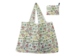 Sacolas de Compras Grandes, Resistentes, Reutilizáveis, Laváveis, Dobráveis ​​e com Bolsos. GOKOCO