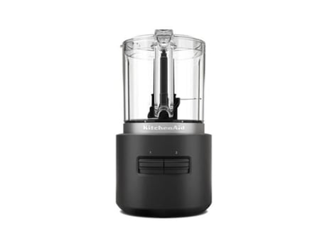 Hachoir Sem Fio Kitchenaid 5kfcr500bm Preto Compacto 2 Velocidades Pulso Kitchen Aid