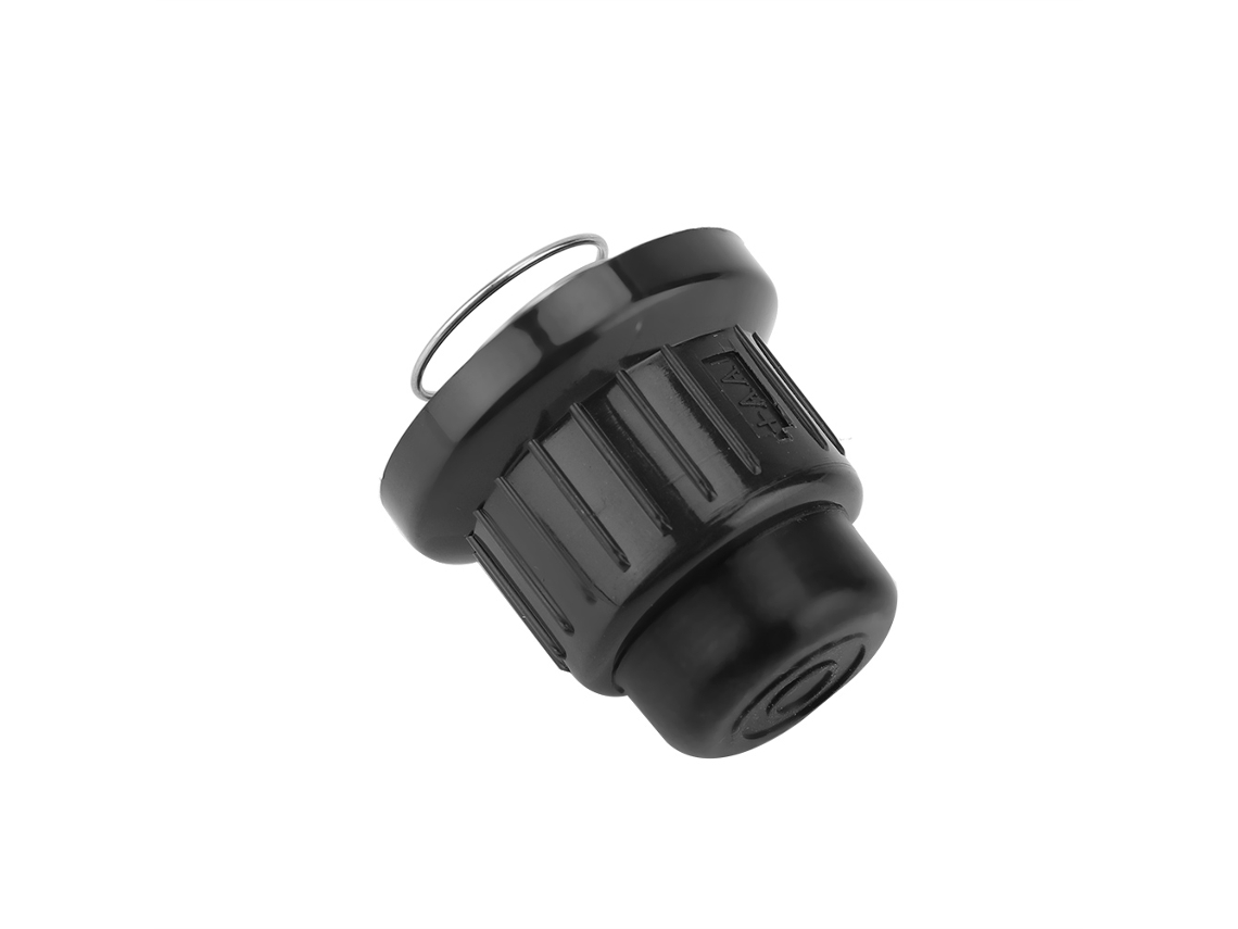 Capacete Ignitor Isqueiro Plástico Preto Churrasco Gás Substituível
