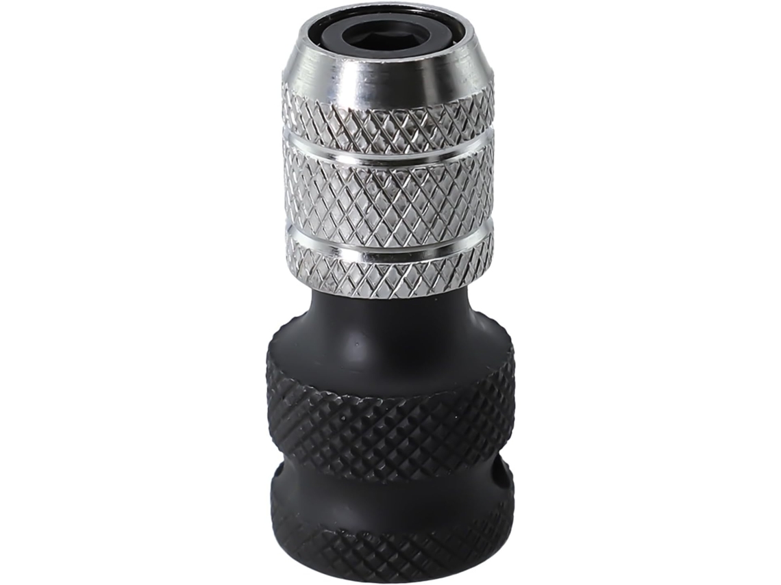 De Soquete 1/2" Para 1/4", Mandril Rápida Em Aço Chave Impacto E Preto Prata, 50 Mm
