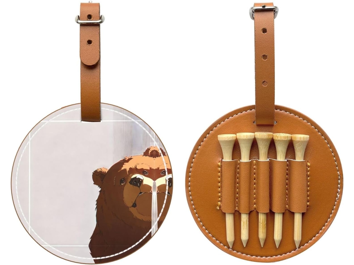 Bolsa para Tees de Golfe Fácil de Transportar e Mais Eficiente para Jogar Golfe.