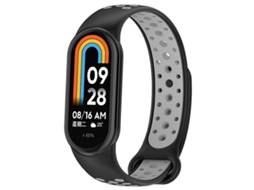 Pulseira De Silicone Bicolor Para Xiaomi Mi Band 8 Sports