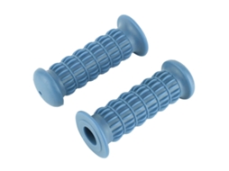 Manopla De Borracha Universal Para Motocicleta, Compatível Com Xl833/cb400/cg125, Azul.