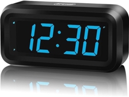 Relógio Digital Com Alimentação Sem Fio - 1,2 Polegadas De Display Led, Iluminação Ajustável, Função De Repique, Ideal Para Viagens E Casa