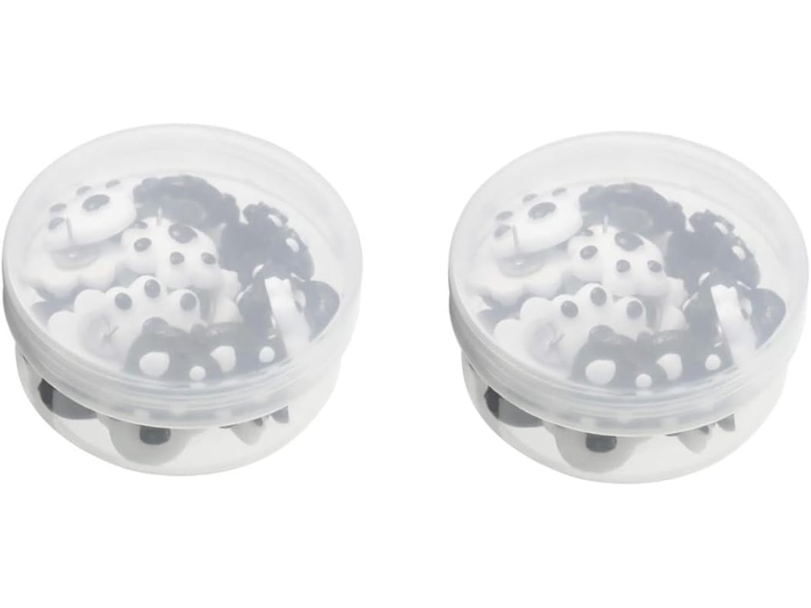 2 Caixas De Mini Tachinhas Decorativas Em Metal Esmaltado Azul