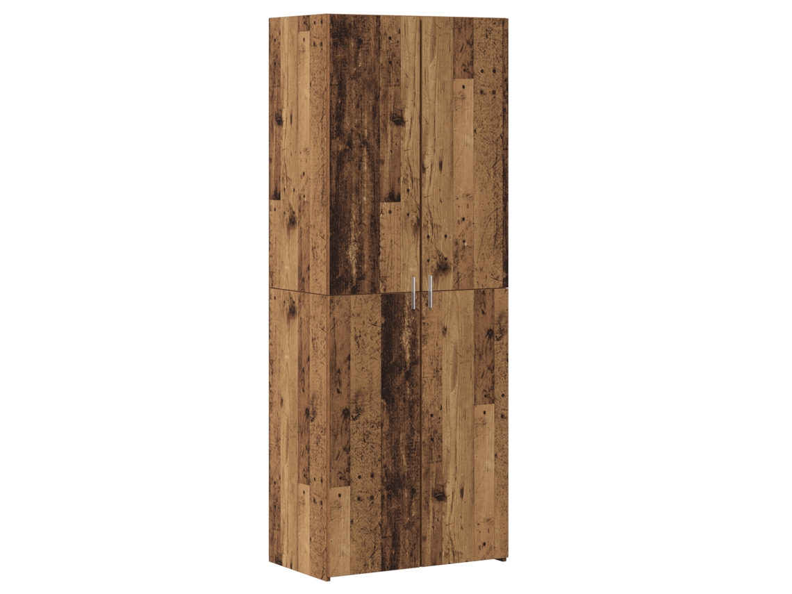 Conjunto 1 Armazenamento Em Madeira Engenharia Vidaxl Castanho Derivados De Madeira (70 X 42,5 X 185 Cm)