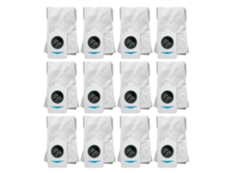 Conjunto De 12 Sacos Pó Para Aspirador Robô Ecovacs T30s Combo Peças Reposição Coleta Lixo E Pó. Tuotuo