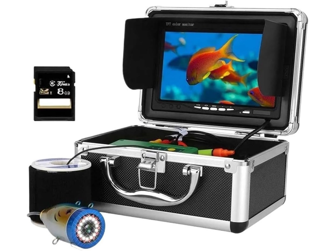 para Pesca no Gelo, Pesca em Lagos e Pesca em Barcos: Localizador de Peixes, Câmera SFUSHOS