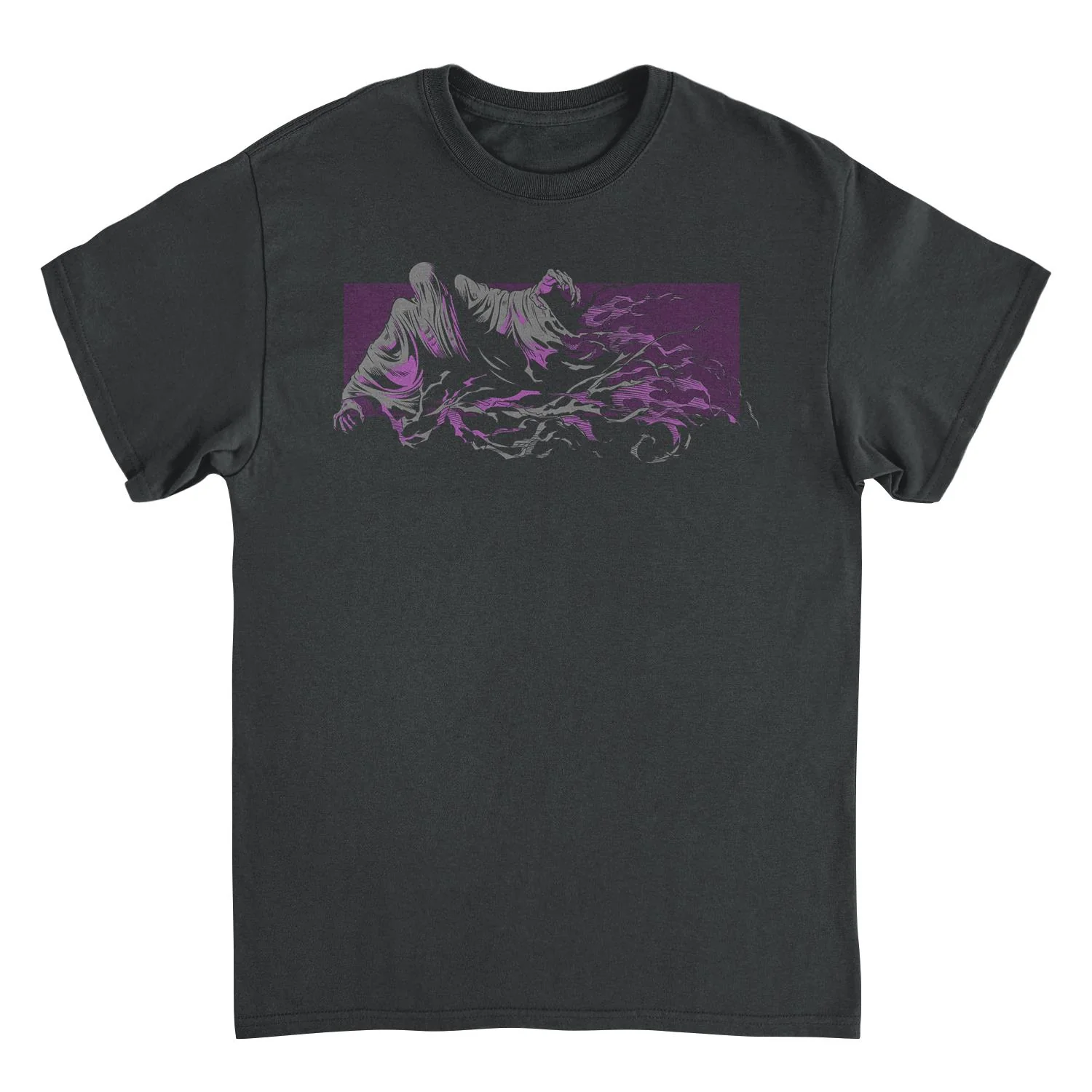 Unisex Adult T-shirt Rockinstone Harry Potter Dementors Blacksizem