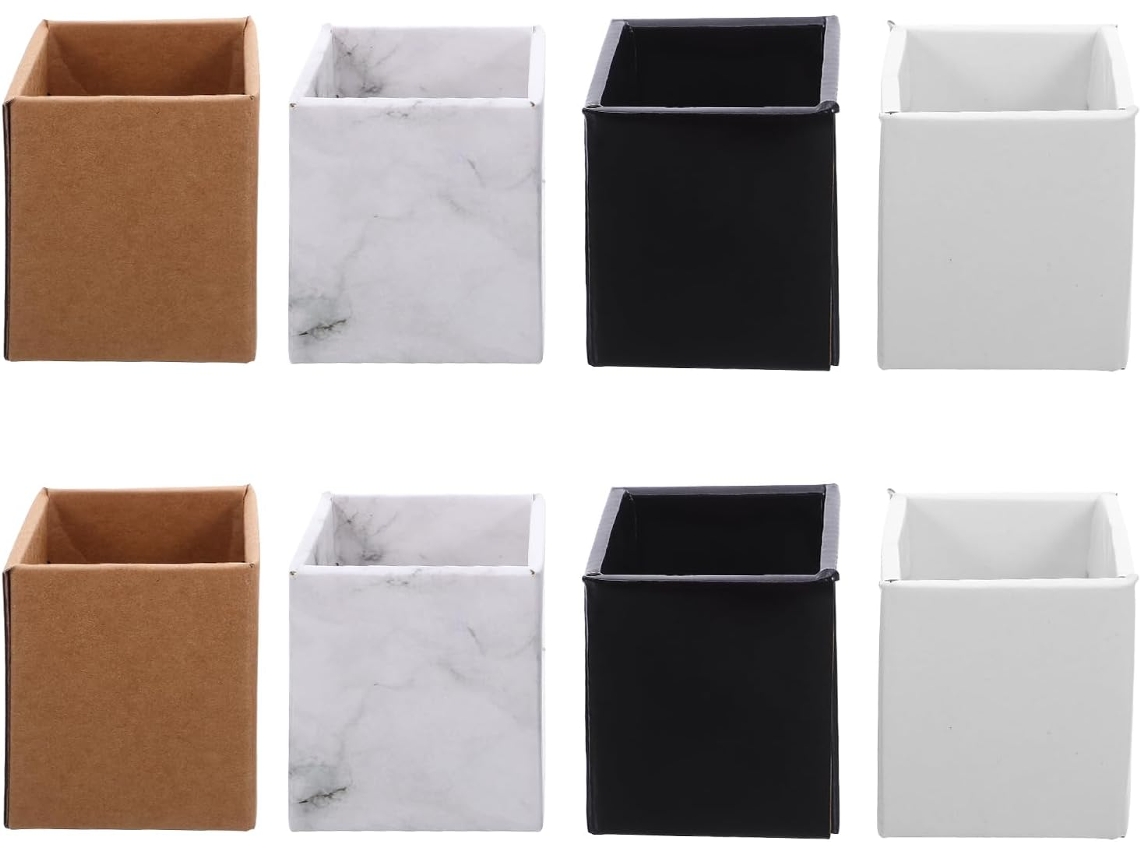 Porta-lápis, Porta-copos, Organizador De Acessórios De Mesa, Caixa Para Pincéis De Maquiagem.