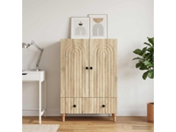 Vidaxl Buffet Carvalho Sonoma 66 X 34,5 X 95 Cm Derivados De Madeira
