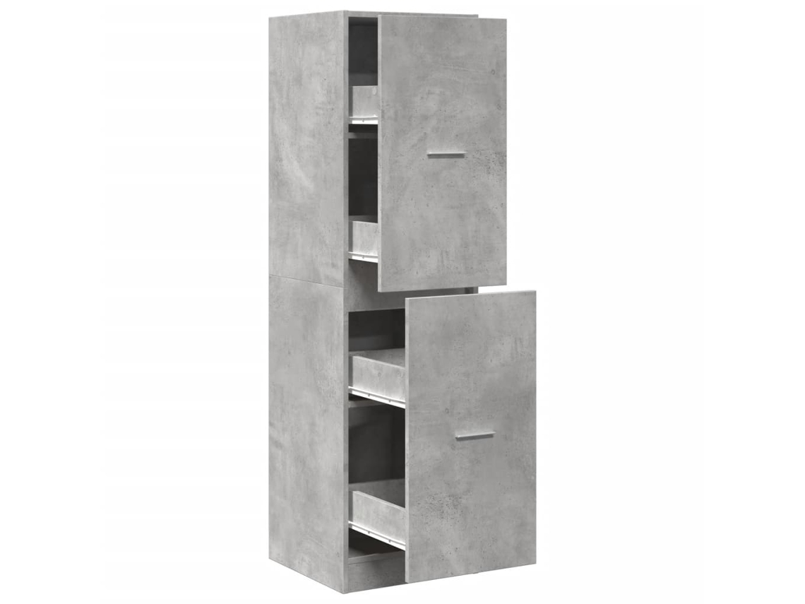Armário Boticário Cinza Cimento MAISON EXCLUSIVE 40x41x144,5 cm