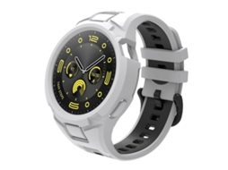 Bracelete Para Huawei Watch Gt 5 / 4 / 3 (46mm) - Tpu Integrado - Esportivo Branca E Preta