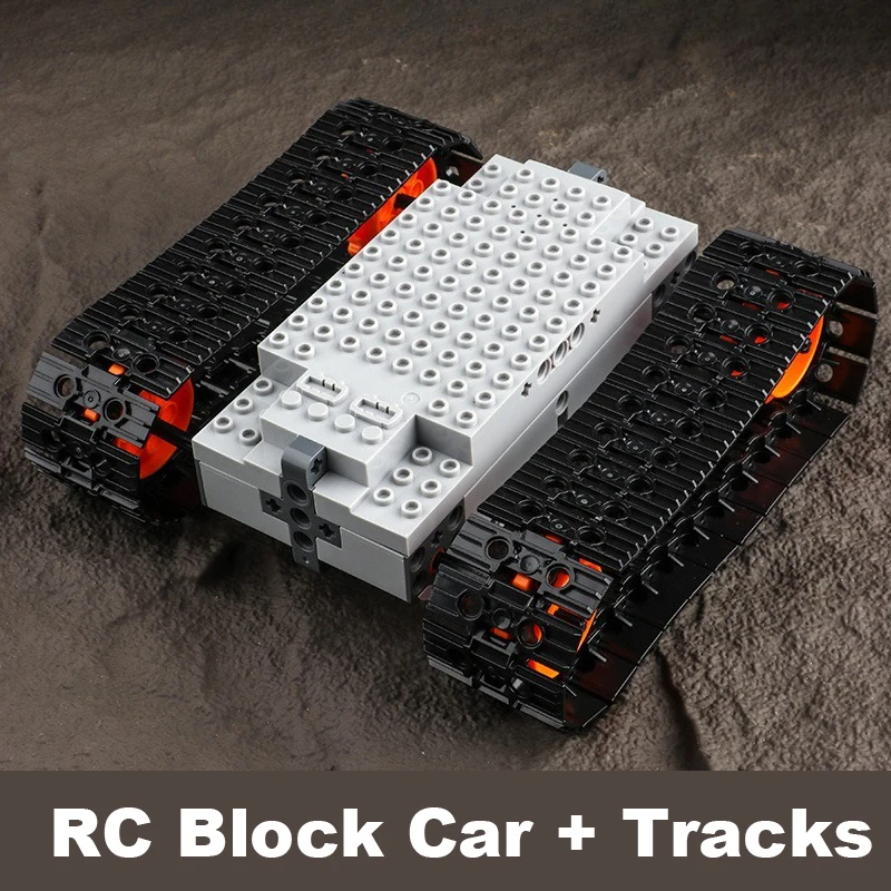 (carro De Blocos De Montar Rc) Potente Carro Elétrico 4wd De Blocos De Montar Com Controle Remoto Moc