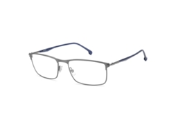 Armação de óculos de grau masculina Carrera Carrera-288-r80f718 (cinza - metal - 145 mm - Ø 57 mm)