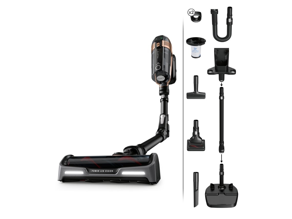 Aspirador Vertical ROWENTA X-Force Flex 15.60 Animal Care RH99F1WO (Outlet Grade A - 32.4 V - Autonomia 80 min - 900 ml)
