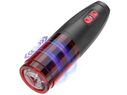 Masturbador Masculino Telescpico Giratrio Automtico Com 10 Modos (preto)