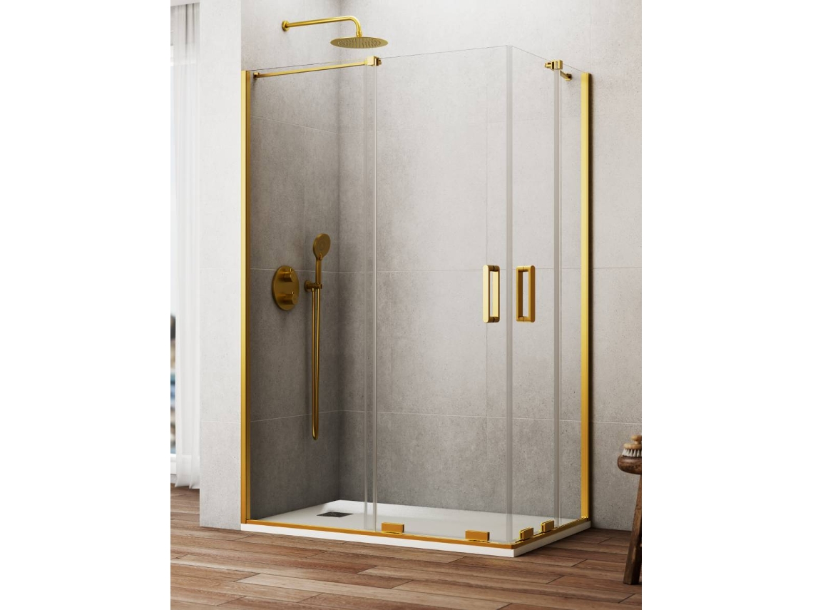 Cabine De Duche Angular 2+2 Cirene (kenna) 120x75 Cm Ouro