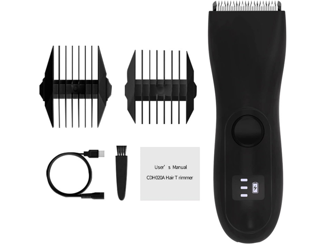 Barbeador SFUSHOS Portátil com Três Cabeças, IPX7, Eficaz para Barbas