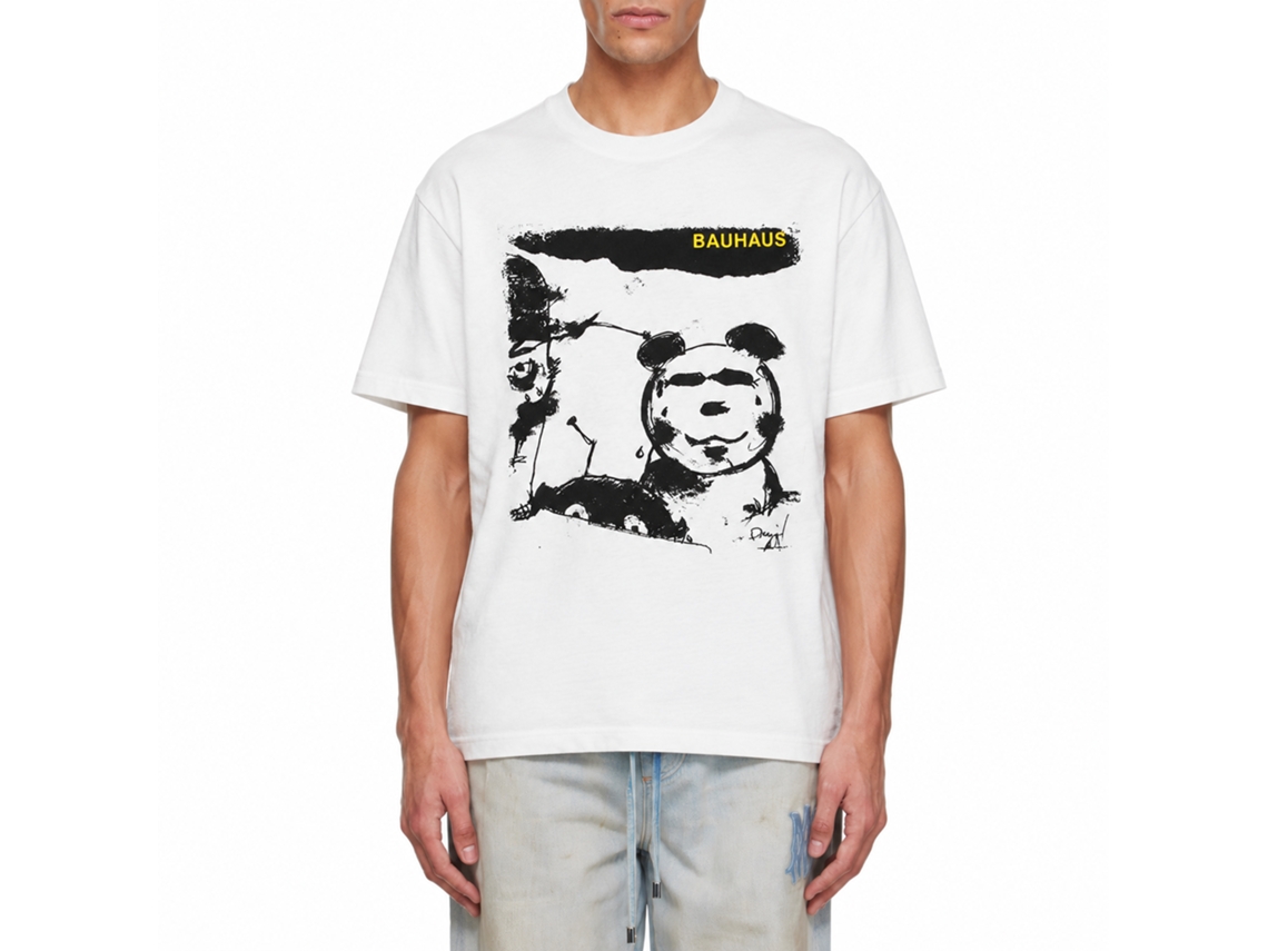Bauhaus Mask T-shirt White Unisex Adults Size:s