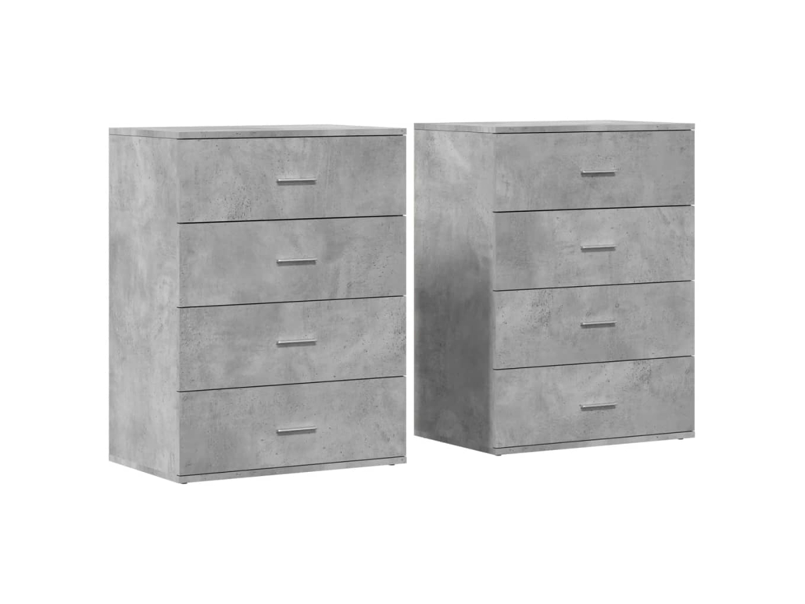 Sideboard, Sideboards Vidaxl Cinzeto Madeira Processada (n/a)