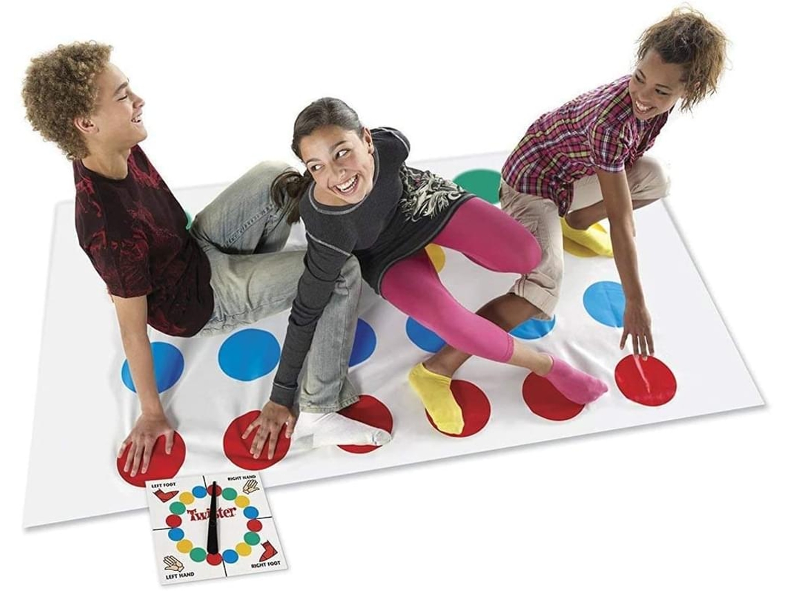 Twister Jogo de Habilidadetos Jogo em Família Jogo de Festa Jogo Divertido  para Festas de Aniversário Infantil 2-4 Pessoas, JEDBESETZT