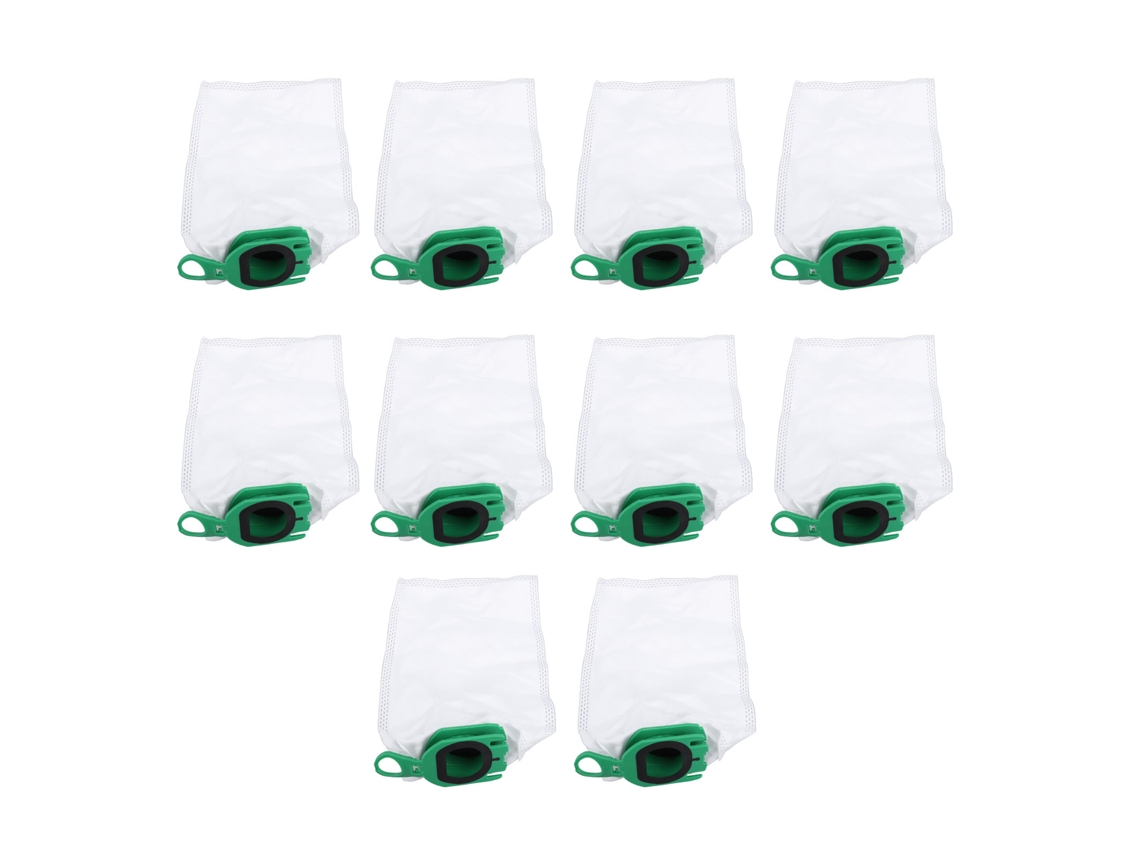 Saco de Poeira Substitutivo para Vorwerk Vb100 Fp100, Tecido Não Tecido e Abs, 10 Unidades