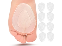 Almofadas Metatarsais 8 Unidades para Mulheres e Homens, Alivio de Dor, Insole Gel Macio