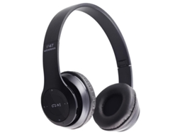Fones para Jogos ZYBLSSBB P47 sem fio, Bluetooth 5.0, preto