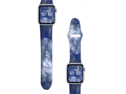 Cinta Impressa Silicone para Apple Watch, Substituição Macia EOOCOO